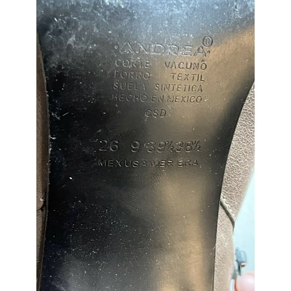 Botas Andrea Corte Vacumo color Cafe Forro Textil  26 9 -39 1/2- 38 1/2 - Picture 6 of 6